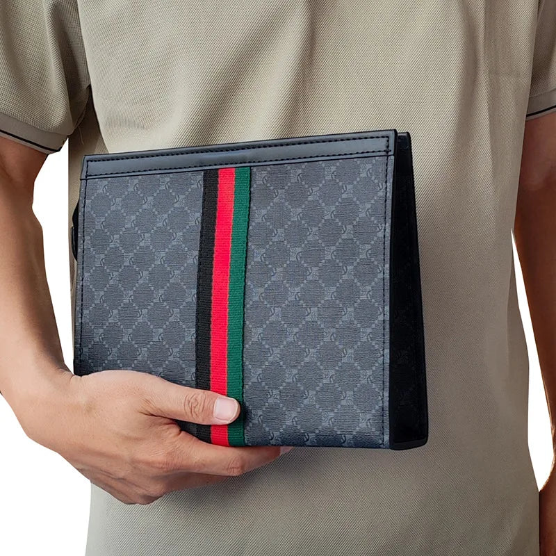 Pochette homme zippée 26 × 21 cm – CLEVI Paris