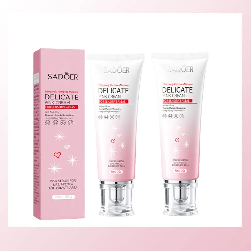 Baume à Lèvres Éclat Rose SADOER – Soin Lèvres Nourrissant & Exfoliant 30g – CLEVI Paris