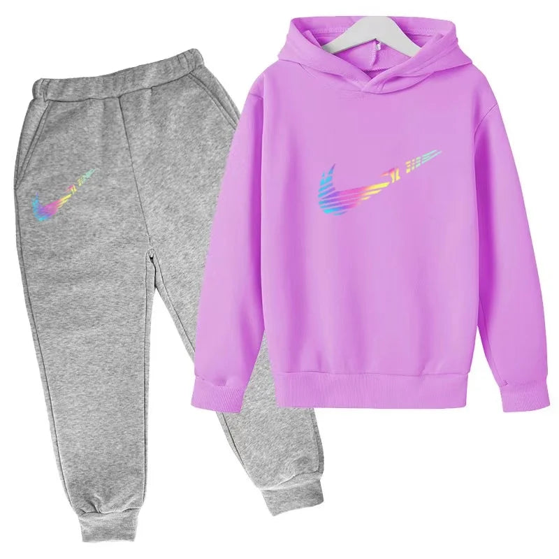Ensemble enfant sweat à capuche et pantalon – CLEVI Paris