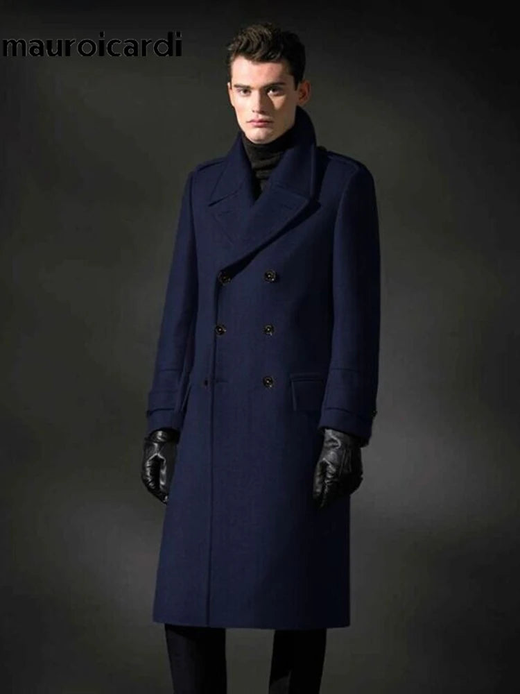 Manteau long croisé homme – CLEVI Paris
