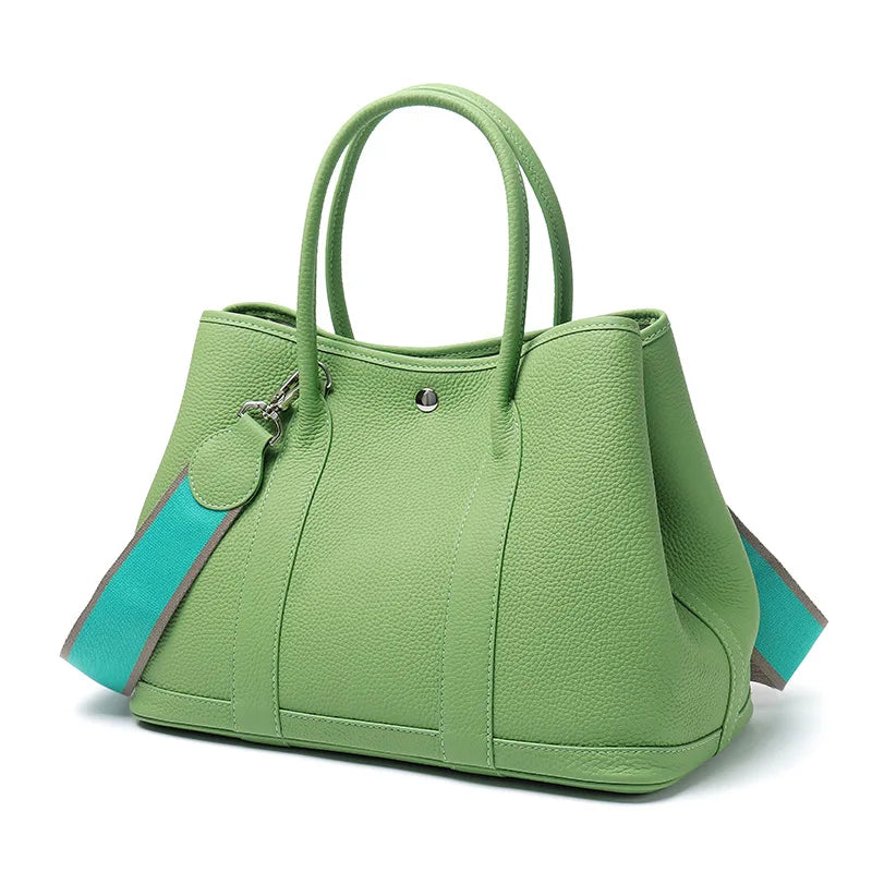 Sac Seau Cuir Vache Pleine Fleur Grande Capacité Femme – CLEVI Paris