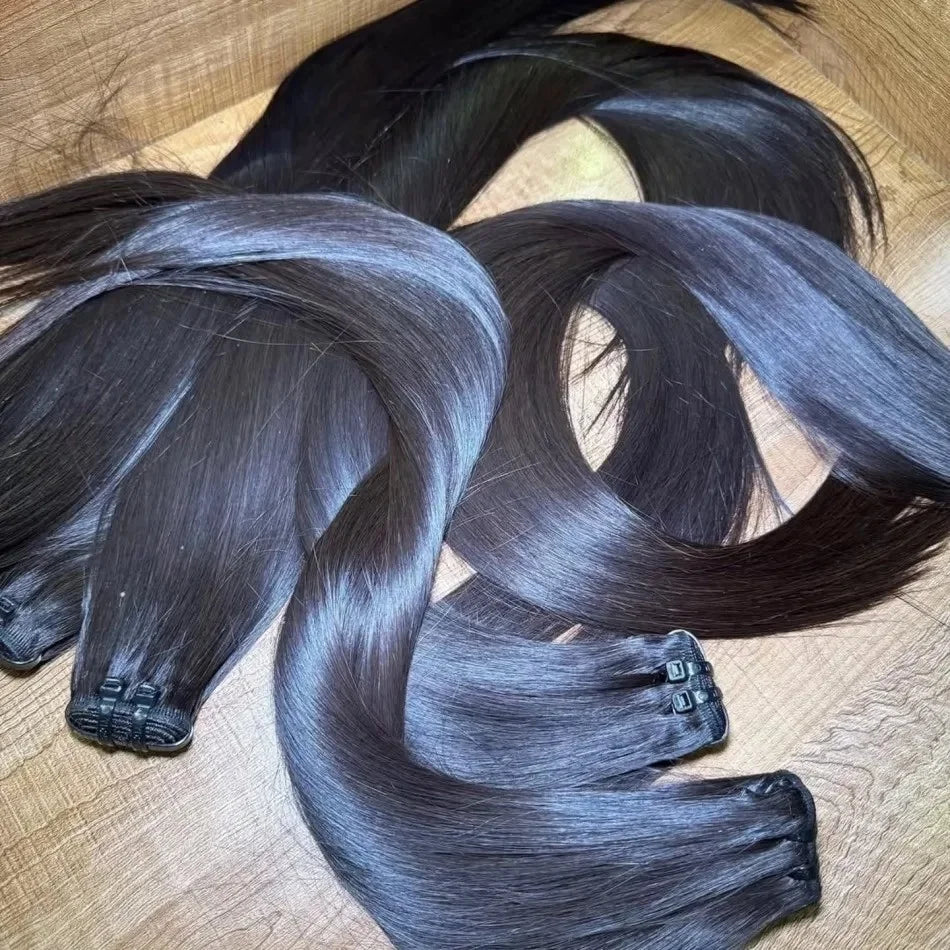 Extensions Straight Cheveux Brésiliens Remy Hair – Bundles 1/3/4 Pcs – CLEVI Paris