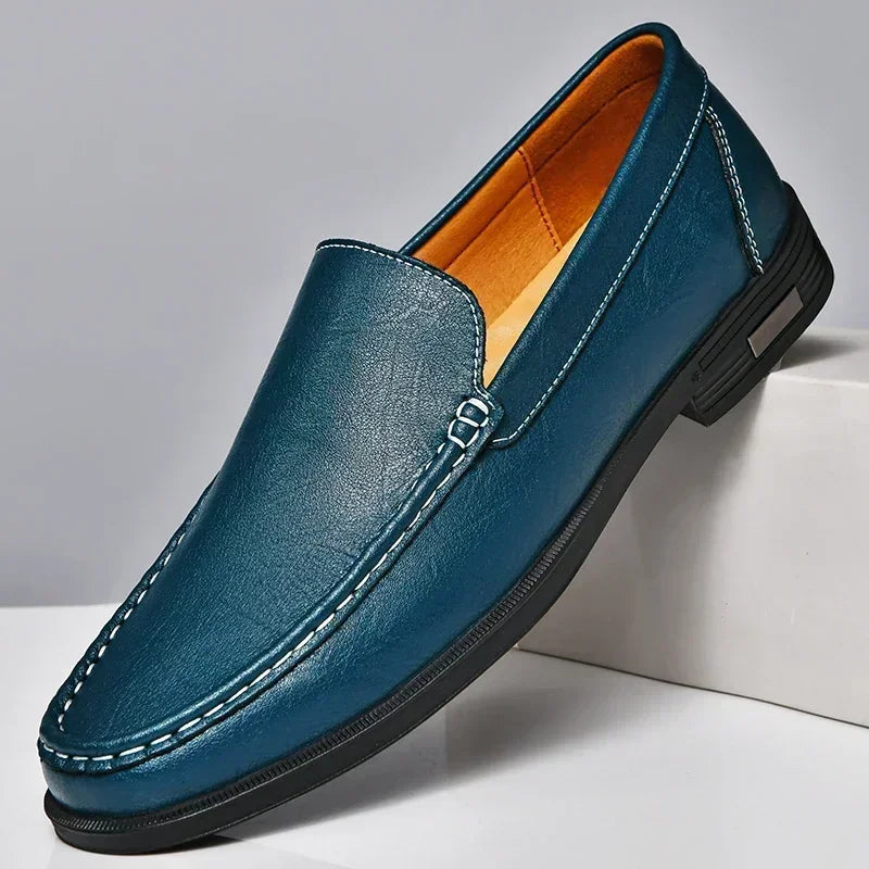 Mocassins Cuir Slip-On Homme Élégants – CLEVI Paris
