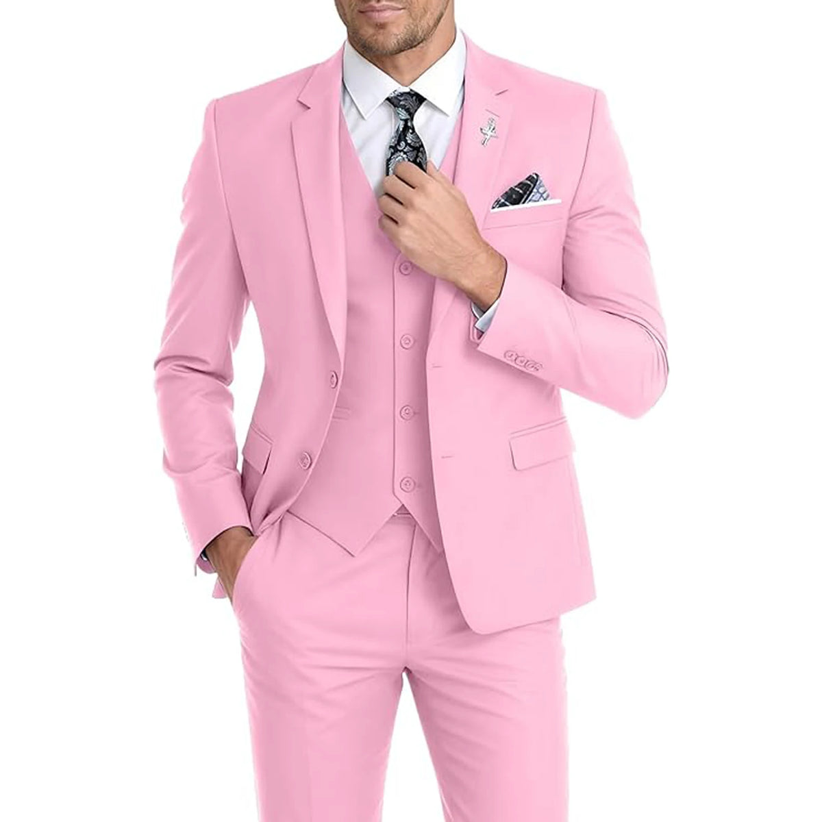 Costume 3 pièces homme slim – CLEVI Paris