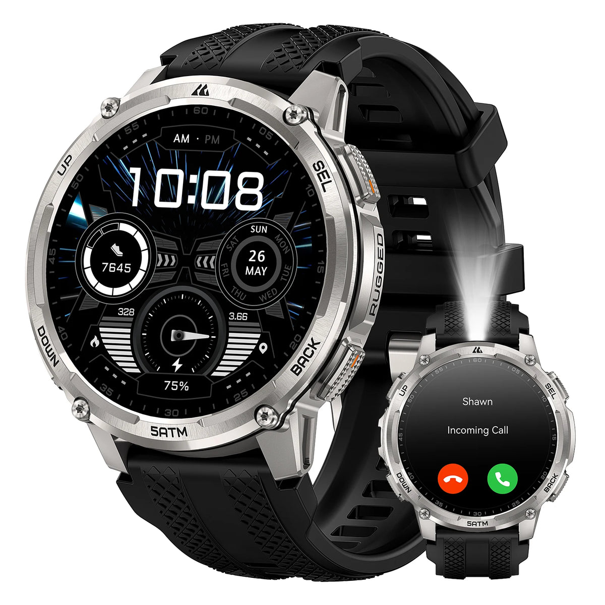 Montre KOSPET TANK T4C GPS et lampe LED – CLEVI Paris