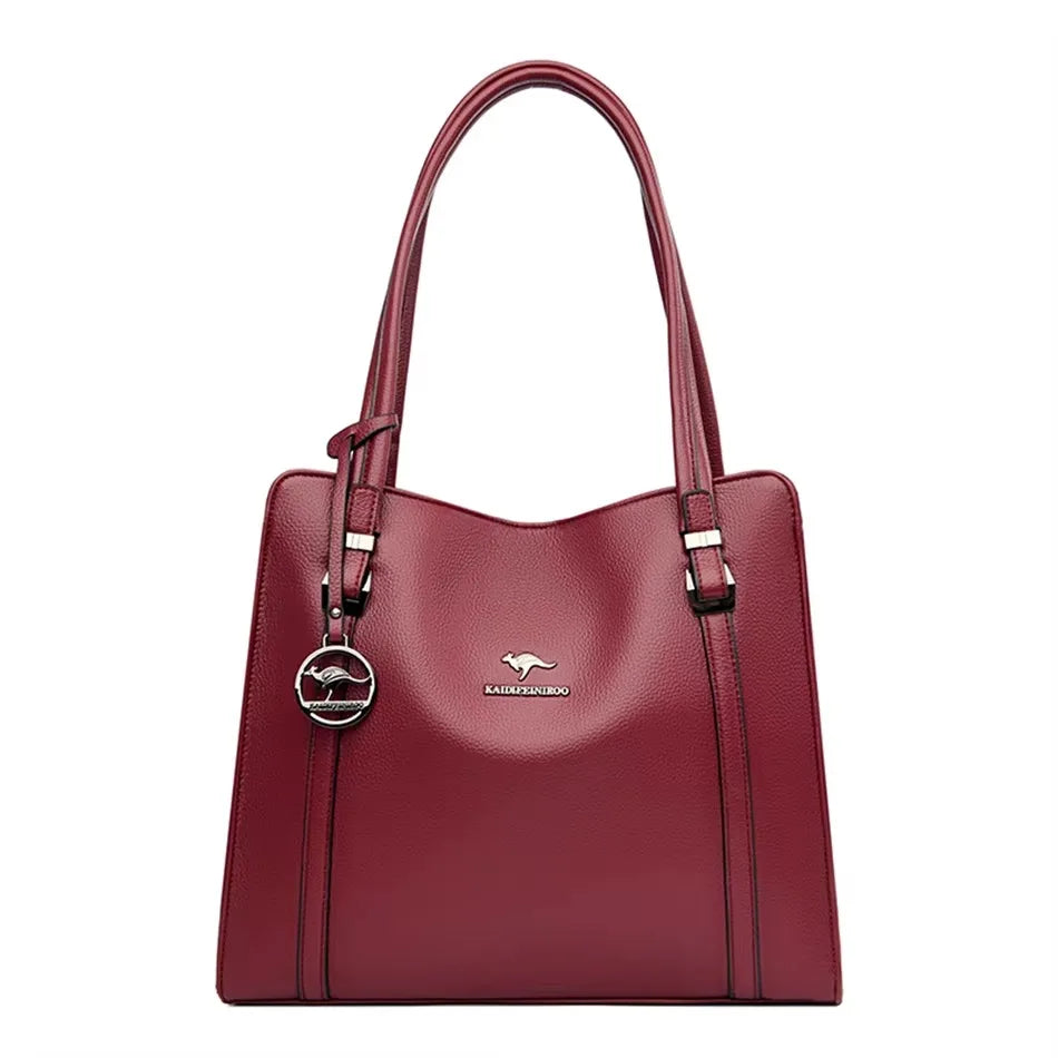 Sac Croisé Cuir Véritable Motif Alligator 3 Poches – CLEVI Paris