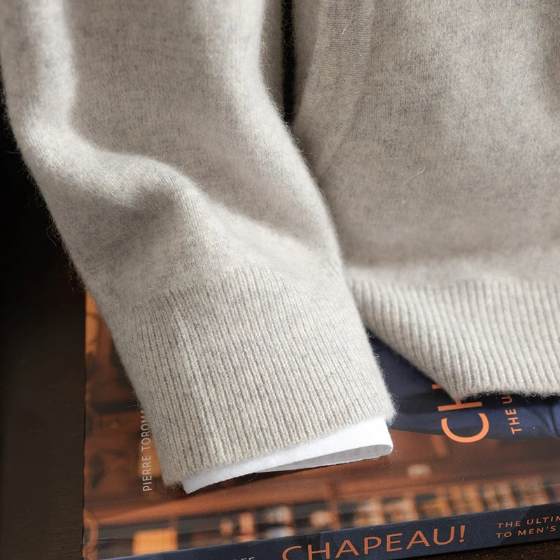 Ensemble homme cachemire cardigan zippé – CLEVI Paris