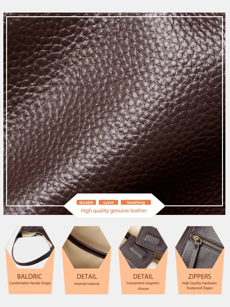 Sac hobo femme souple en cuir Zency – CLEVI Paris