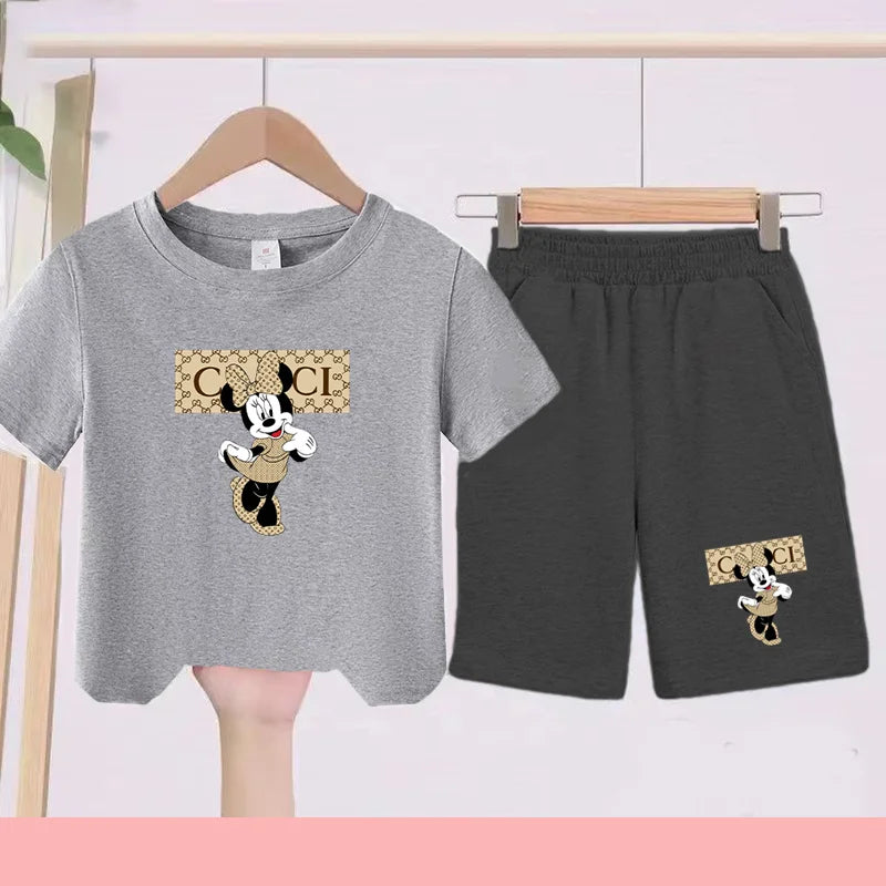 Ensemble enfant décontracté haut et short – CLEVI Paris