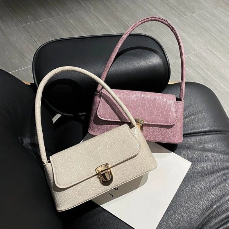Sac Baguette Femme Simili Cuir Bandoulière – CLEVI Paris