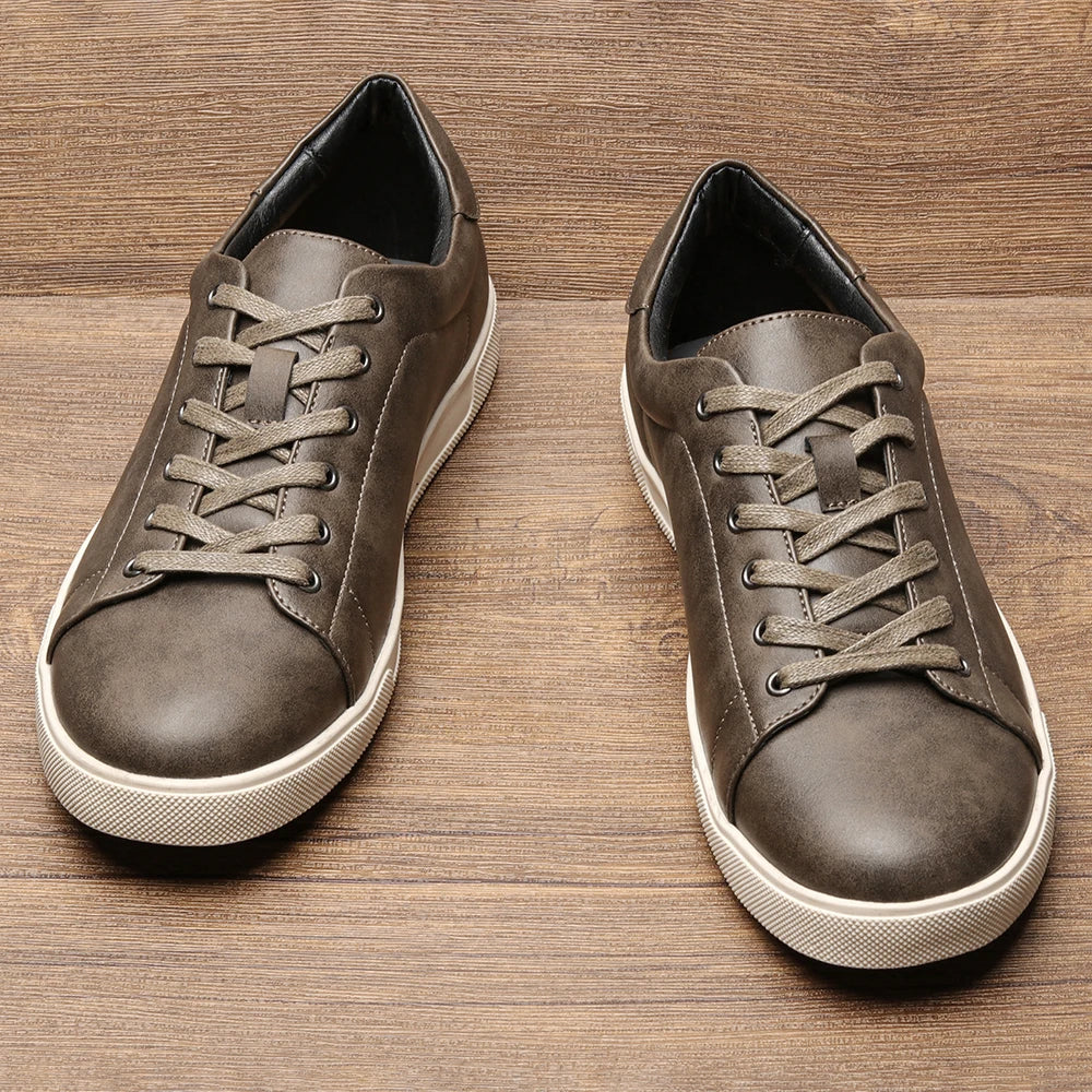 Sneakers Homme Légères Respirantes Casual Lacets Multicolores – CLEVI Paris