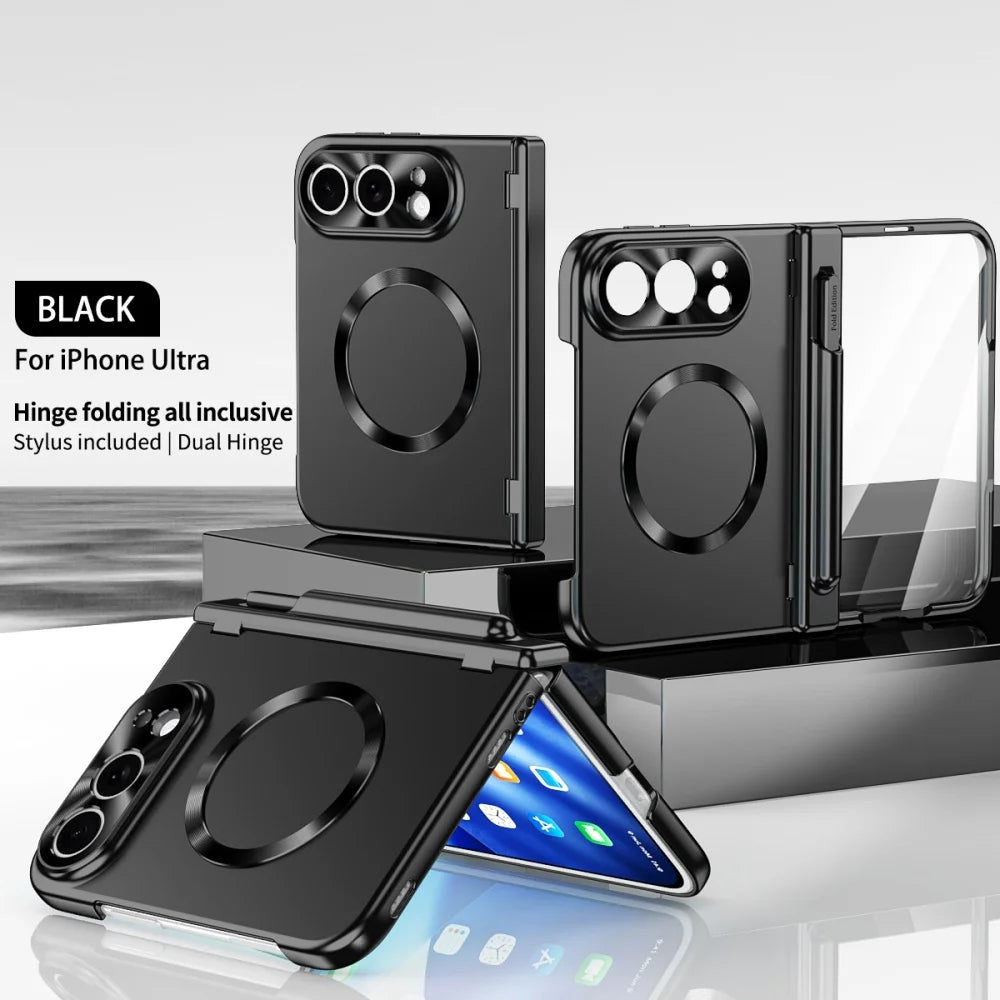 Coque iPhone Duo avec charnière et MagSafe – CLEVI Paris