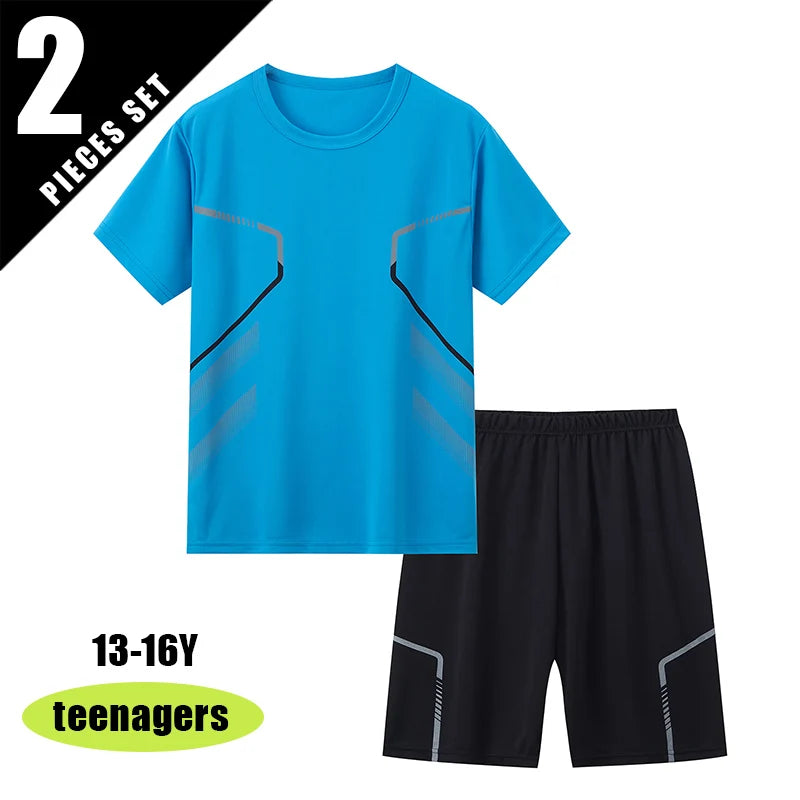 Ensemble ado T-shirt imprimé et short – CLEVI Paris