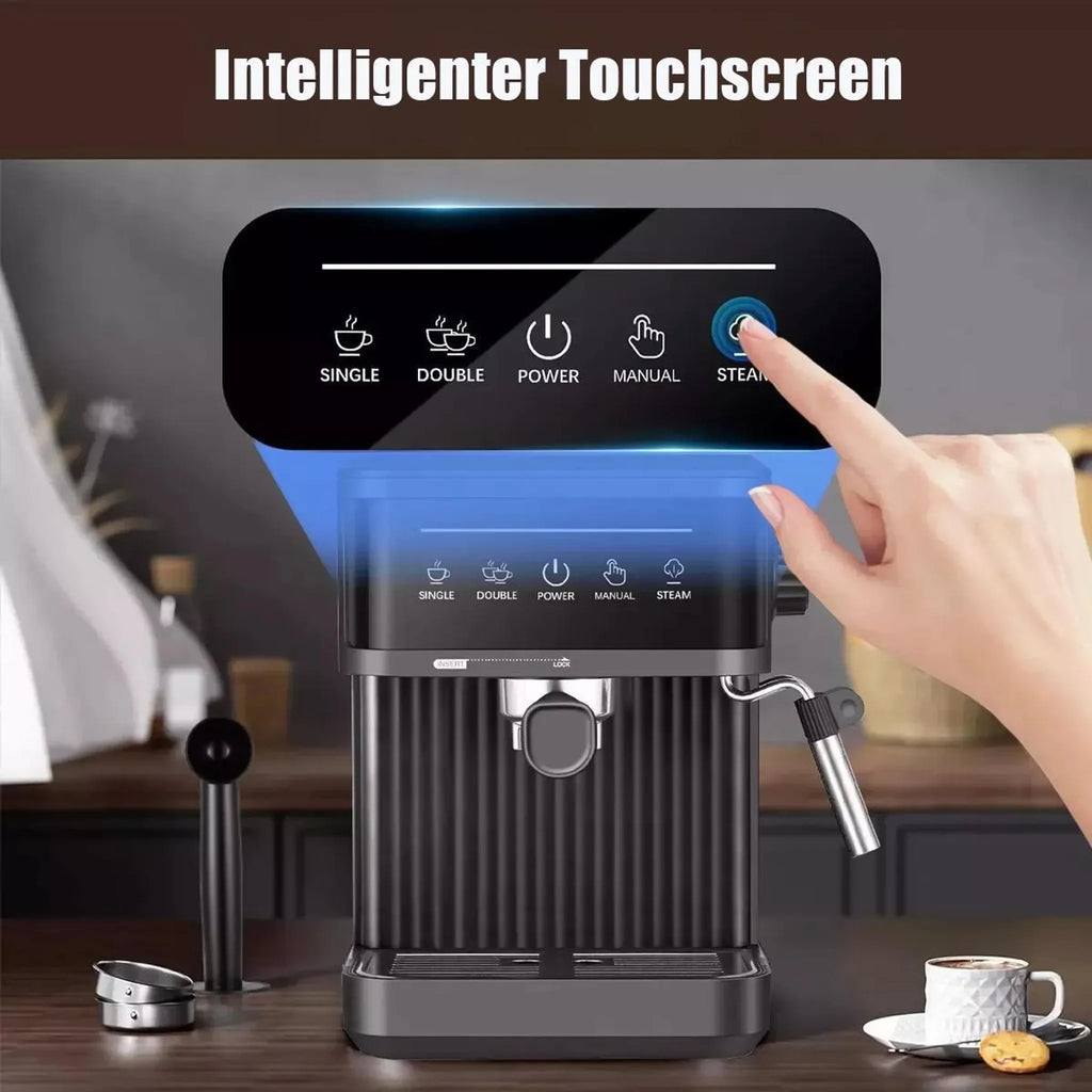 Machine expresso 20 bars, écran tactile et vapeur – CLEVI Paris