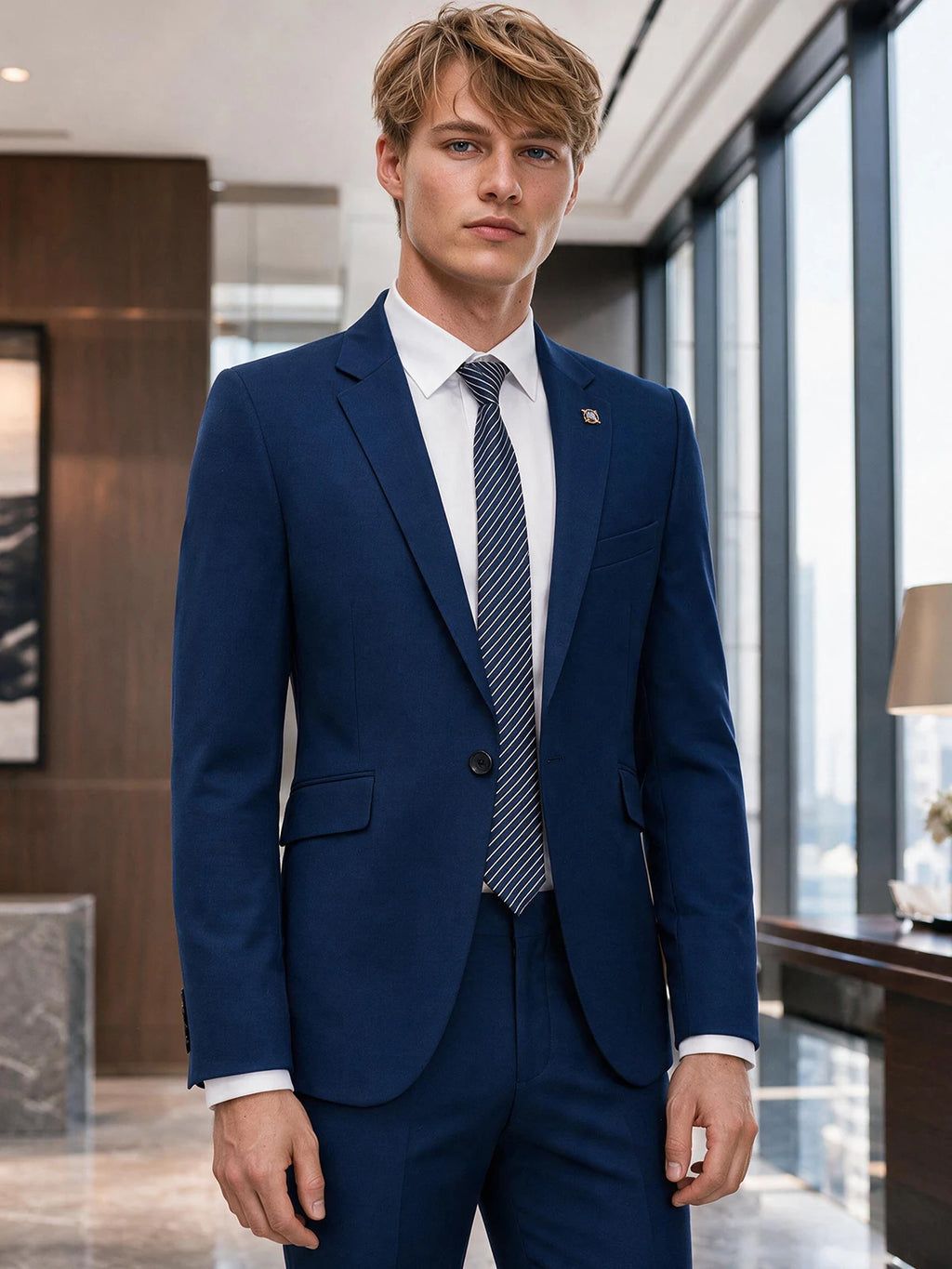 Costume homme 2 pièces pour bureau – CLEVI Paris