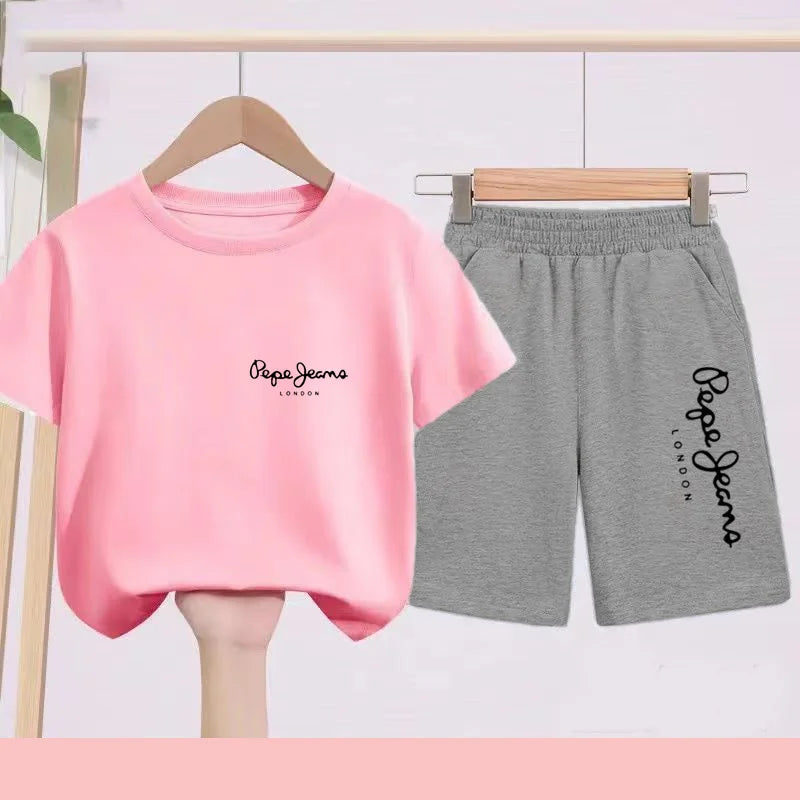 Ensemble enfant haut et short sportswear – CLEVI Paris