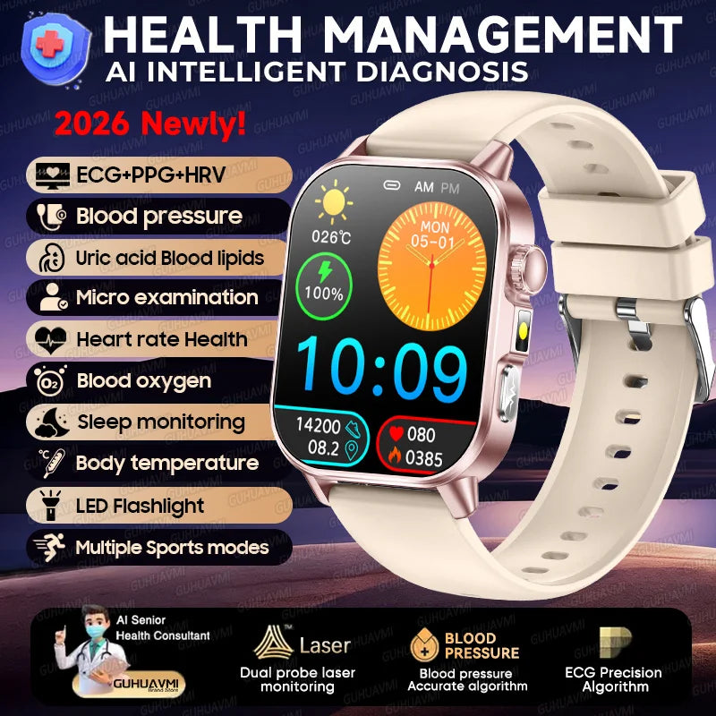 Montre connectée ET571 AMOLED 2″ – CLEVI Paris