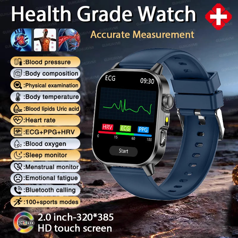 Montre TAVYU ET571 AMOLED 2″ Bluetooth – CLEVI Paris