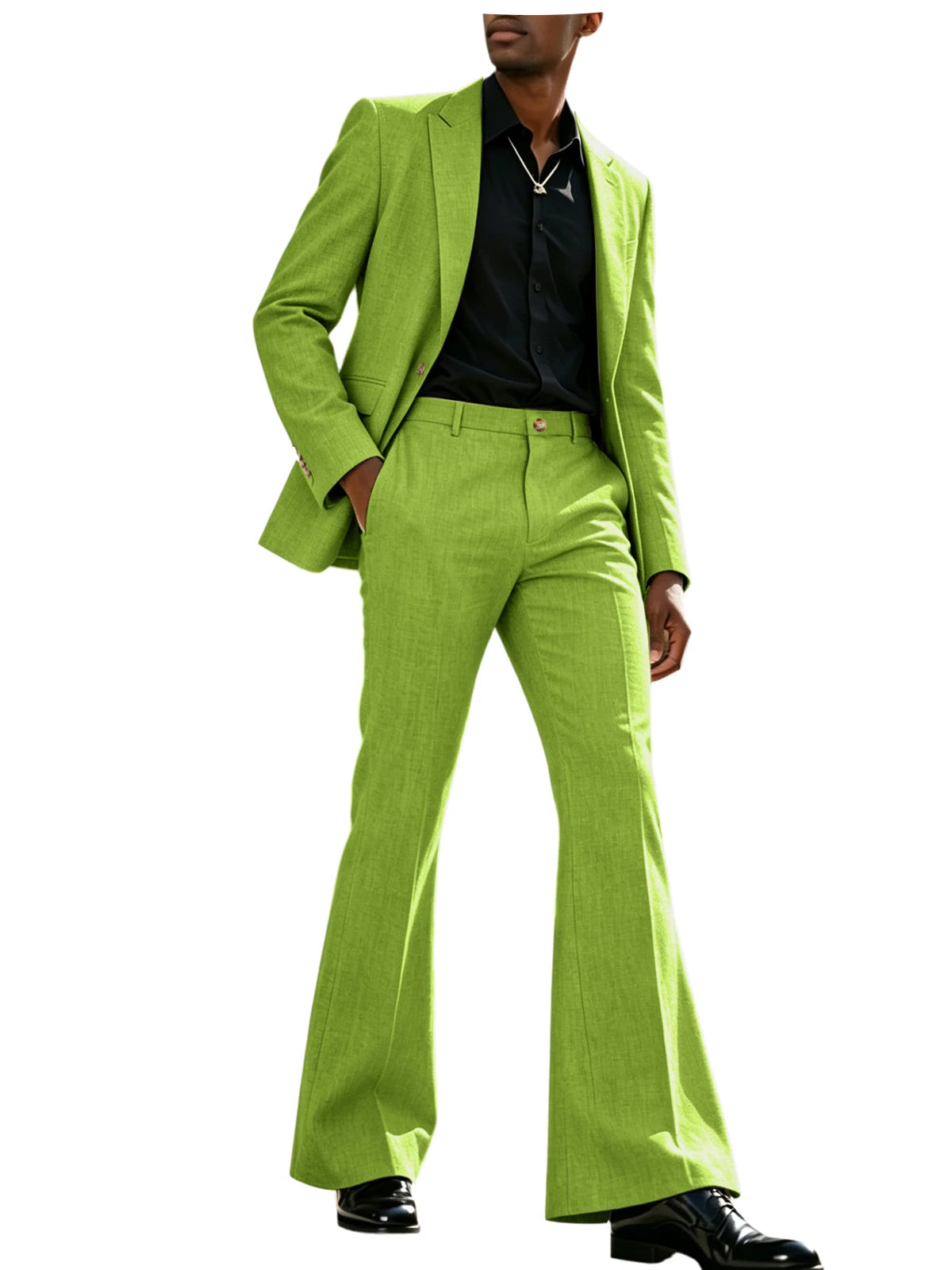 Costume Homme Lin Évasé 2 Pièces – CLEVI Paris