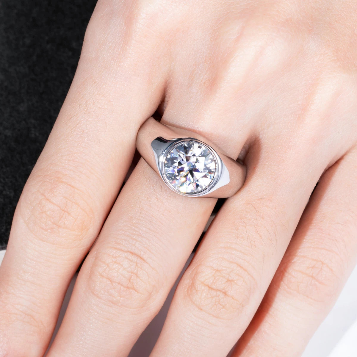 Bague Femme Moissanite Argent 925 – CLEVI Paris