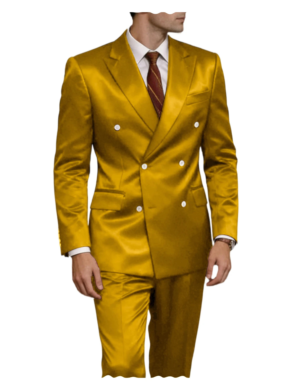 Smoking homme 2 pièces en satin – CLEVI Paris