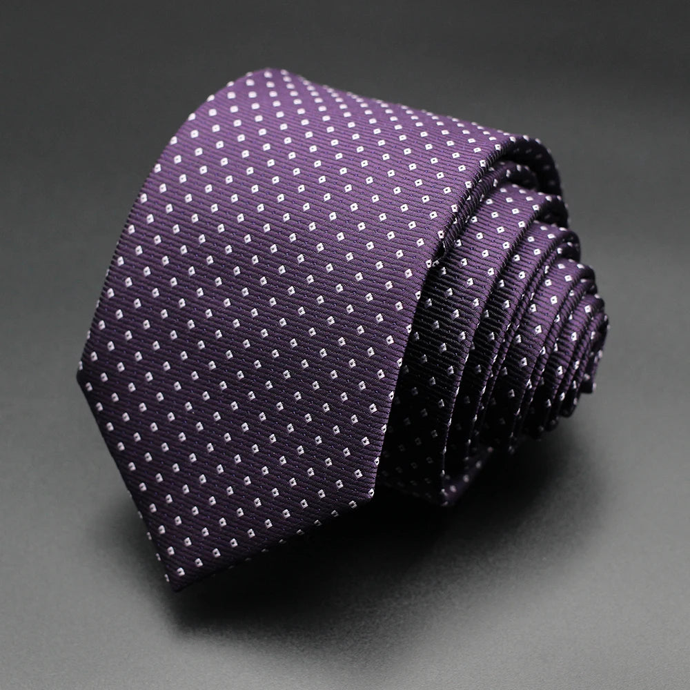 Cravate homme à pois, style élégant – CLEVI Paris