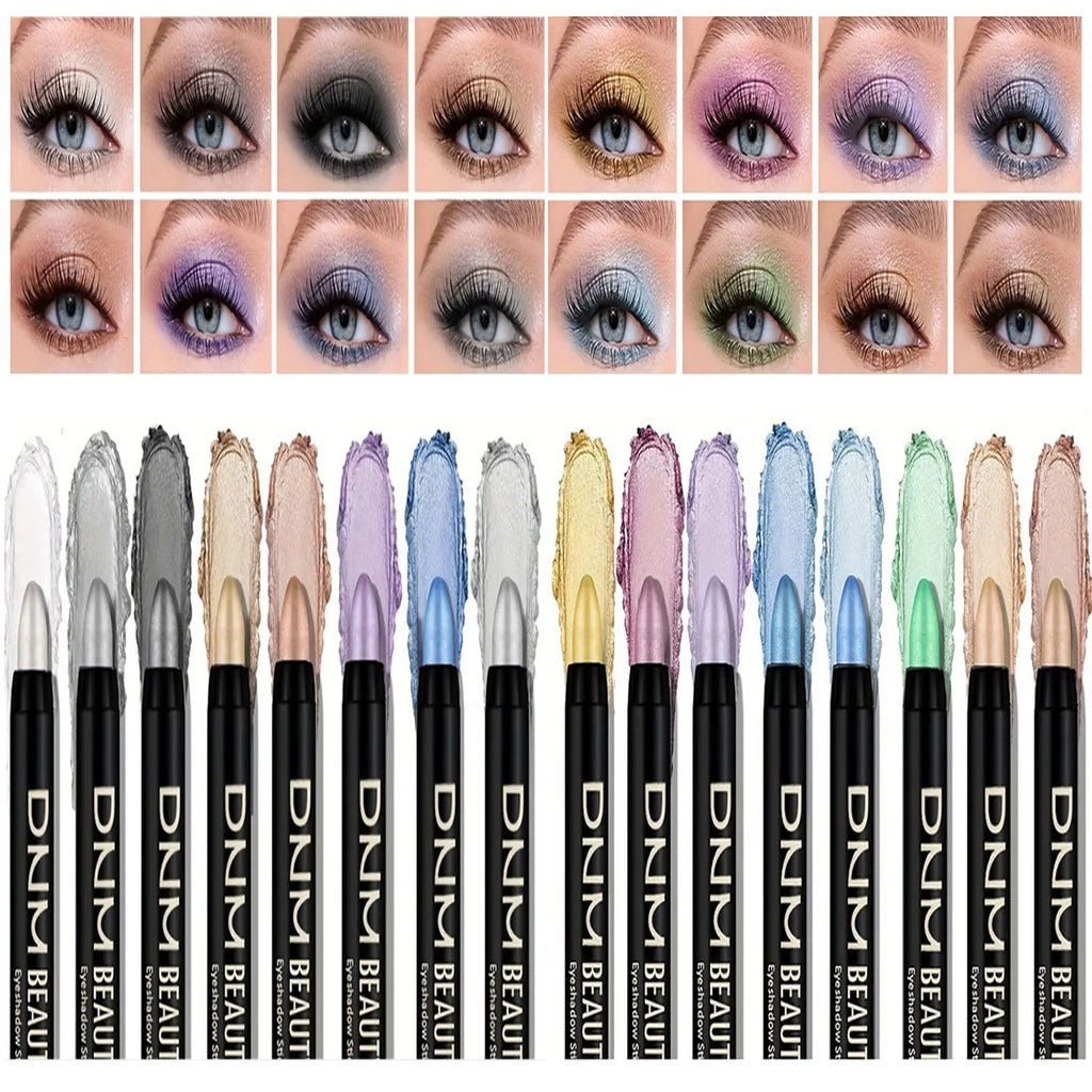 Eyeliner Perlescent Glitter Waterproof – 16 Couleurs Longue Tenue – CLEVI Paris
