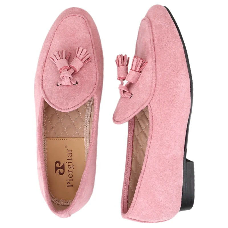 Mocassins Homme Daim à Pompons – CLEVI Paris