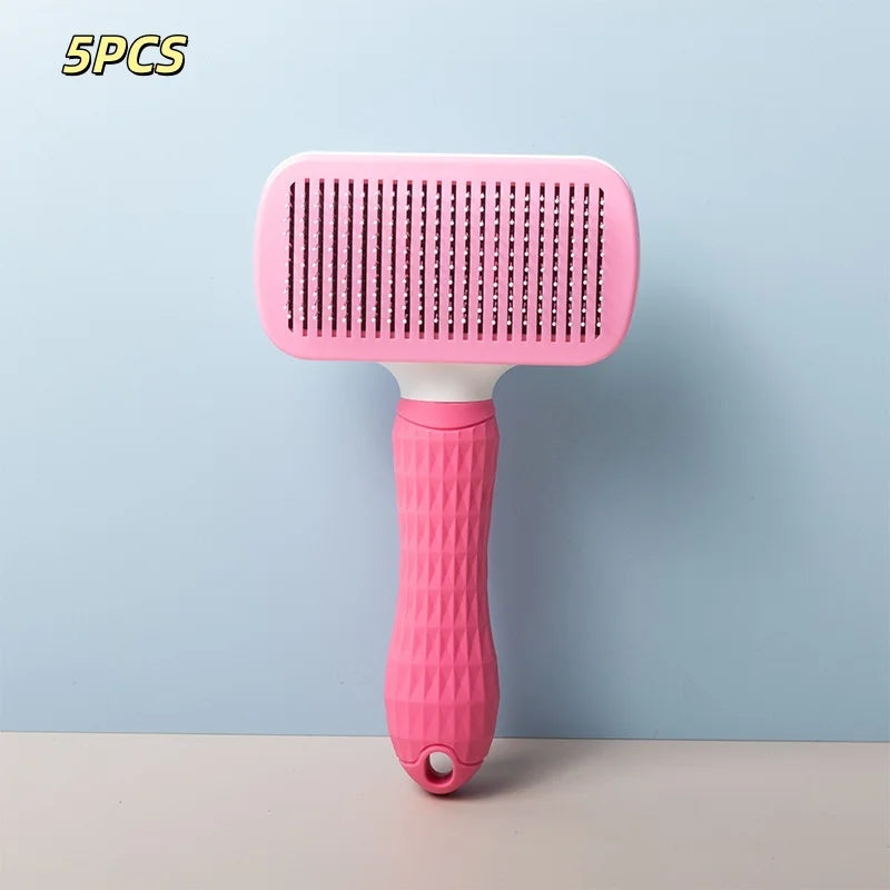 Brosse autonettoyante pour chien et chat – CLEVI Paris