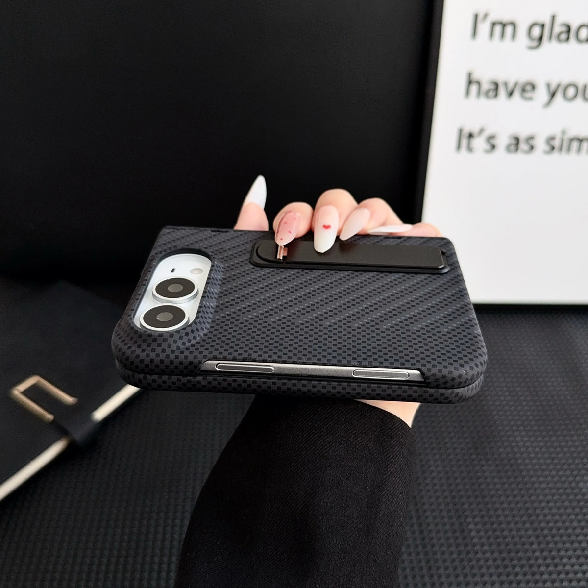 Coque avec support pour iPhone Duo – CLEVI Paris