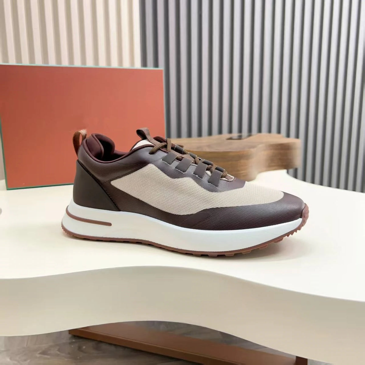 Sneakers Basses Cuir Véritable Légères Homme 10 Coloris EU 38-45 – CLEVI Paris