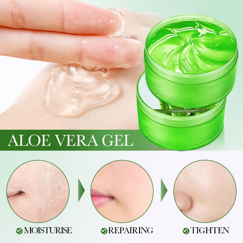 Crème Gel Aloé Vera BIOAQUA – Hydratante, Apaisante & Anti-Âge Visage – CLEVI Paris