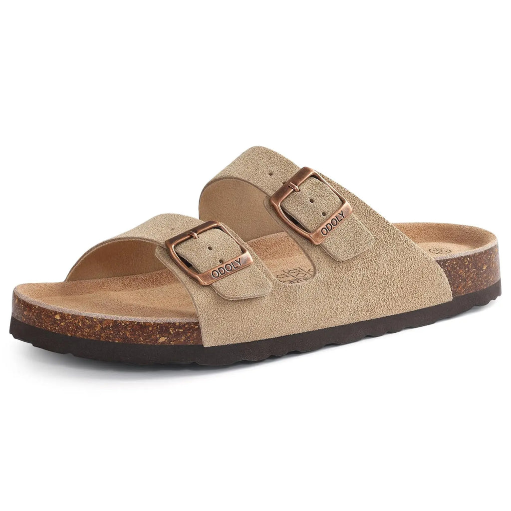 Sandales femme Evshine à double boucle – CLEVI Paris