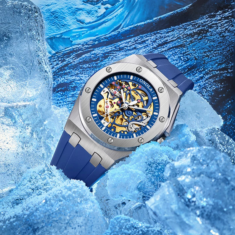 Montre Homme ONOLA ON3834 Automatique Squelette – CLEVI Paris