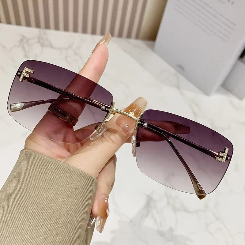 Lunettes de soleil femme QVQV sans monture – CLEVI Paris