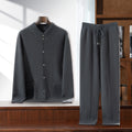 Ensemble homme cachemire cardigan boutonné – CLEVI Paris