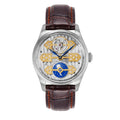 FARASUTE 5570A Montre Homme Mécanique Manuelle Saphir Cuir Étanche 5ATM – CLEVI Paris