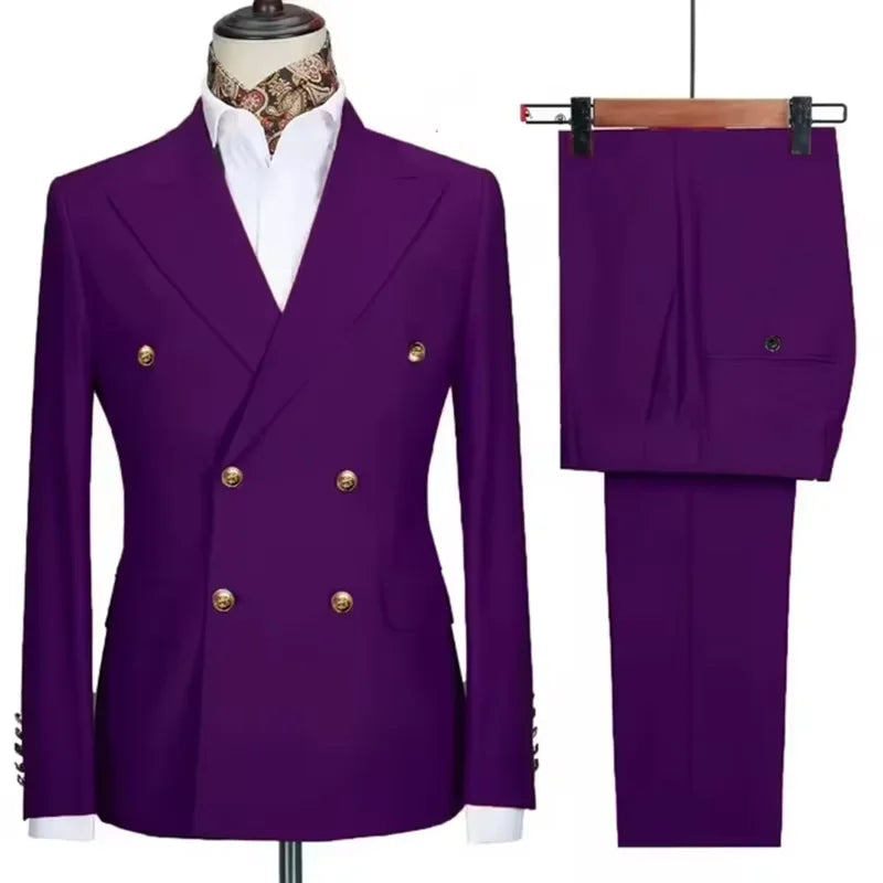 Costume homme 2 pièces, double boutonnage – CLEVI Paris