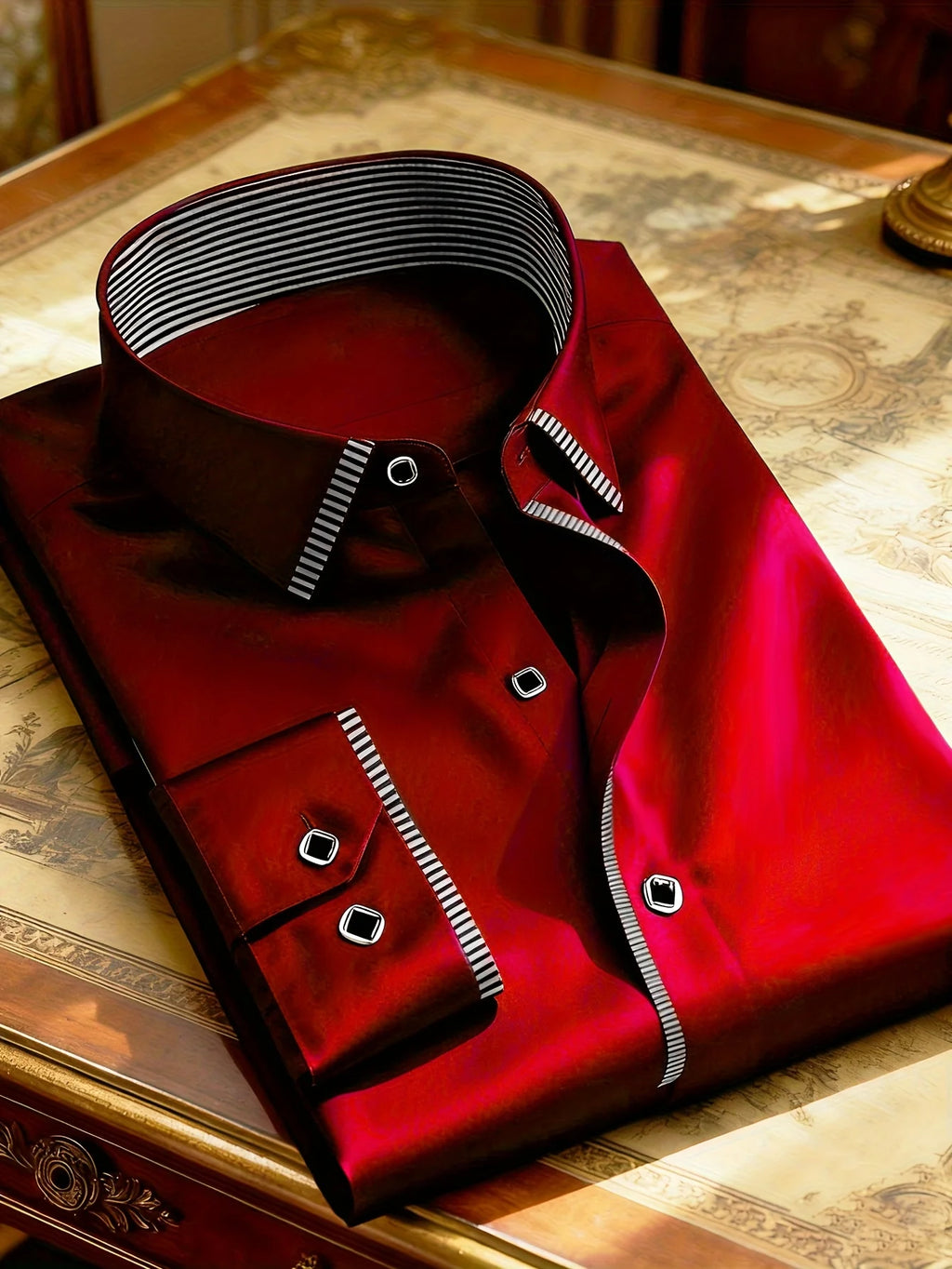 Chemise homme patchwork manches longues – CLEVI Paris