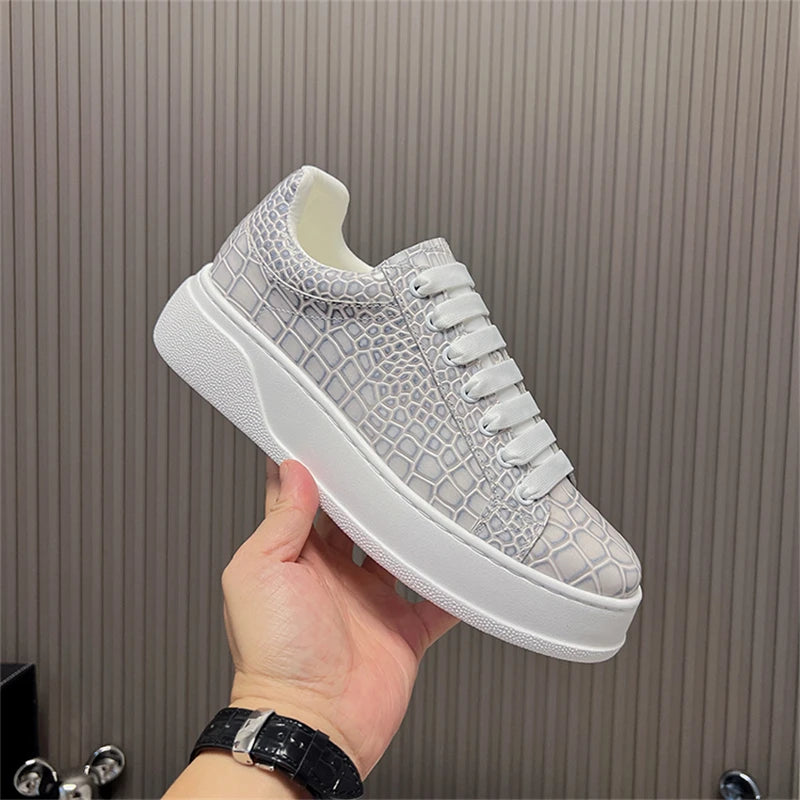 Sneakers homme à semelle épaisse – CLEVI Paris