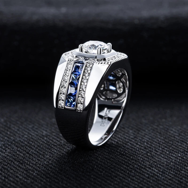 Bague moissanite 1 ct VVS1 en argent 925 – CLEVI Paris