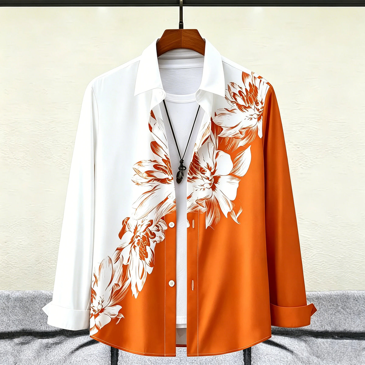 Chemise florale aquarelle homme – CLEVI Paris