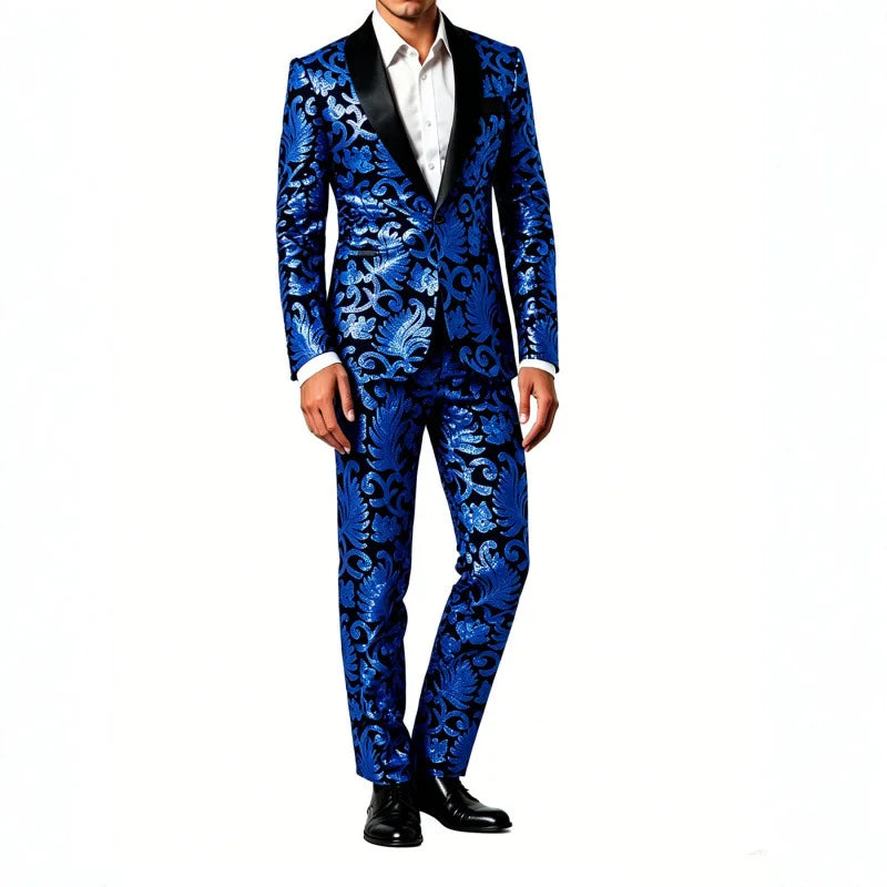 Costume Homme Sequins 2 Pièces – CLEVI Paris
