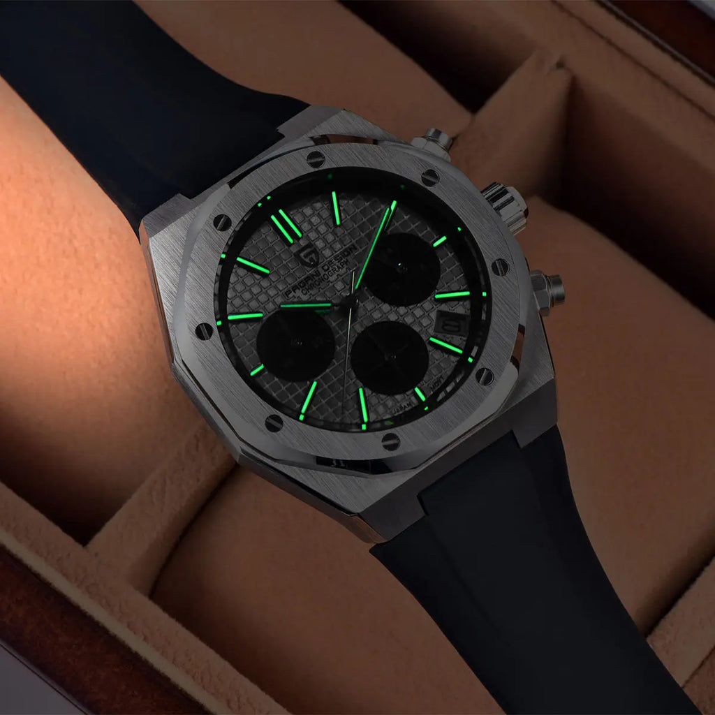 Montre Chronographe Homme Pagani Design PD-1707 Quartz VK63 Saphir 200m – CLEVI Paris