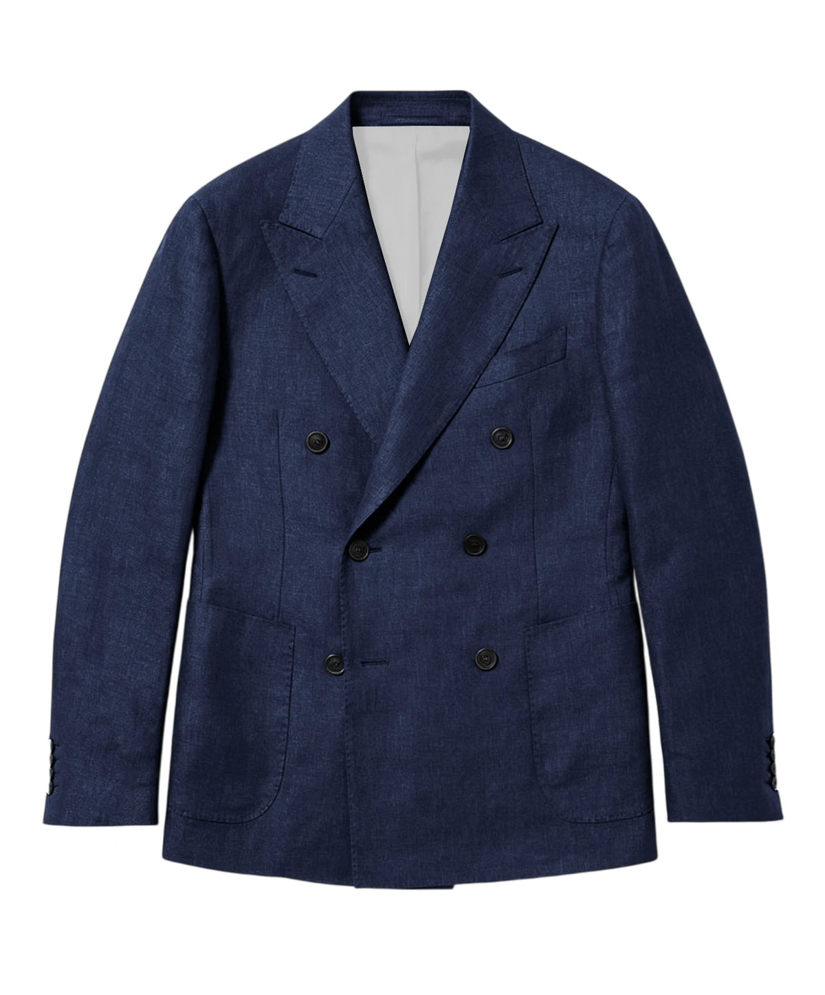 Blazer croisé homme en lin – CLEVI Paris