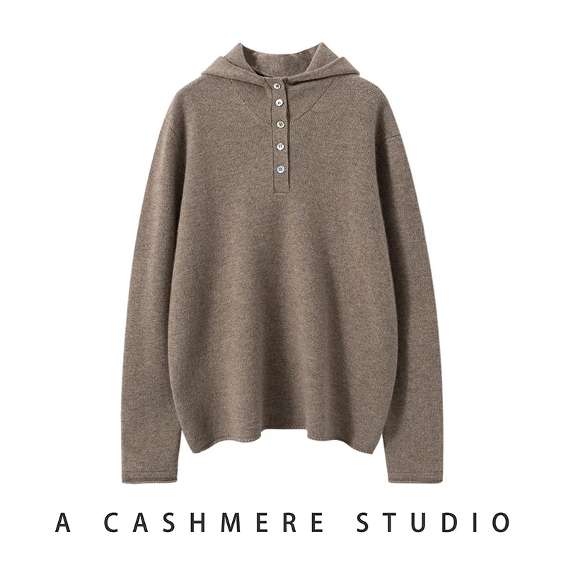 Pull à capuche ou pantalon cachemire femme – CLEVI Paris