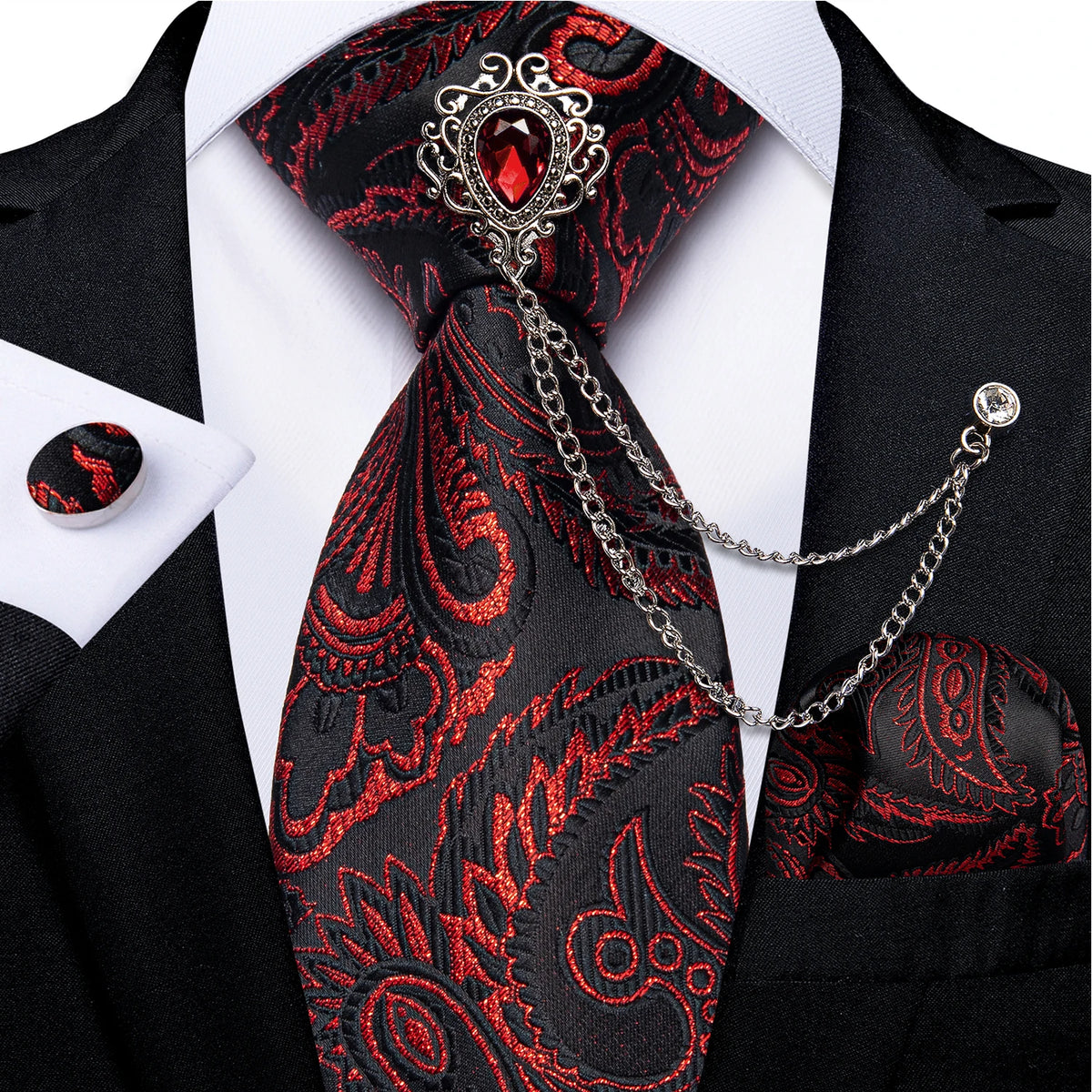 Coffret cravate homme, pochette et accessoires – CLEVI Paris