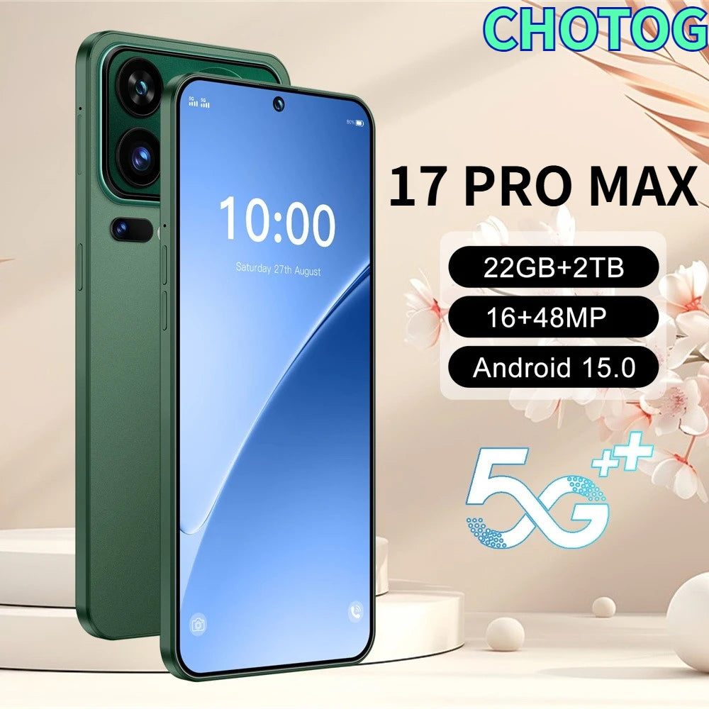 Smartphone CHOTOG 17 Pro Max Android – CLEVI Paris