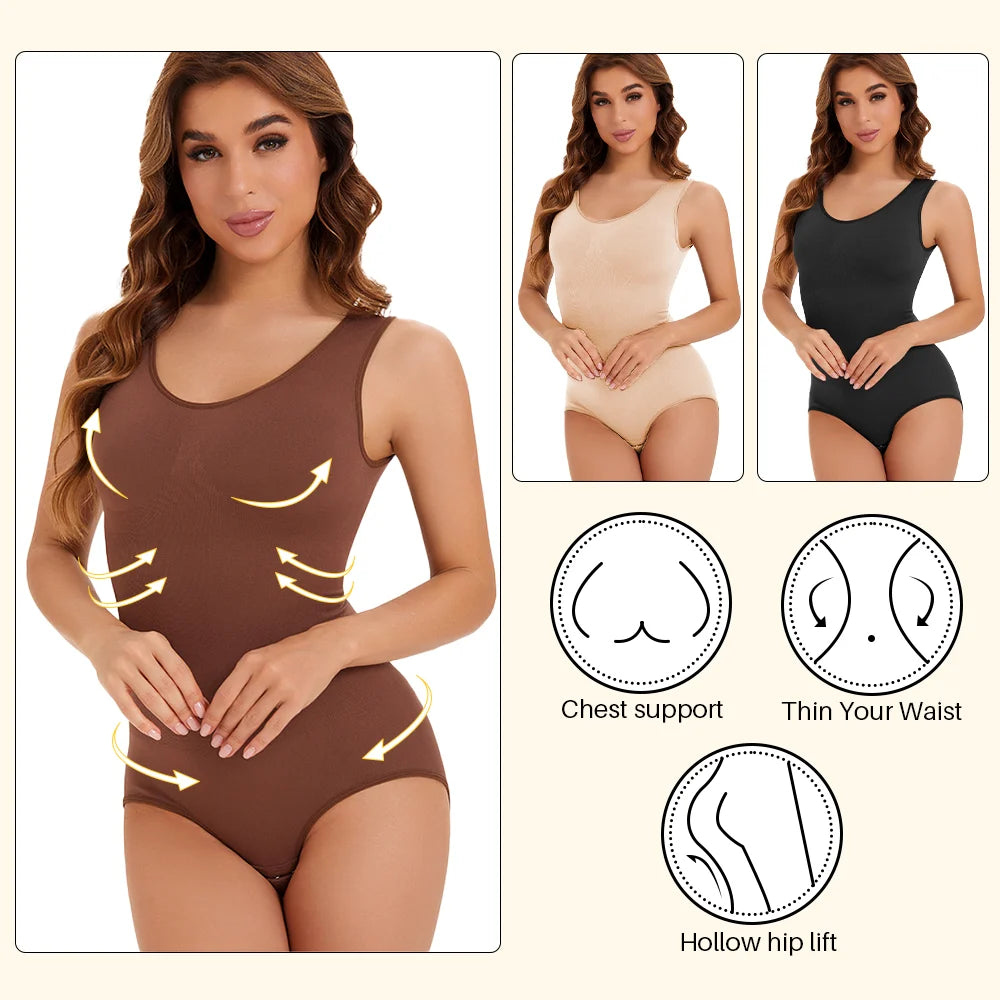 Lot 2 Pcs Gaine Gainante Femme Bodysuit Sculptant Corset Contrôle Ventre Culotte Amincissante Sans Armature S-XXL – CLEVI Paris