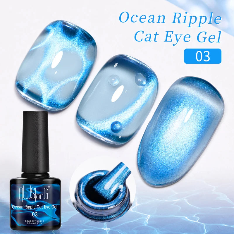 Vernis Gel UV Cat Eye AWStorG 7,5ml Semi-Permanent – CLEVI Paris